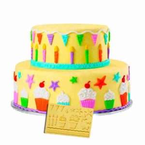 Molde De Silicona Cumpleaños