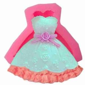Molde De Silicona Vestido