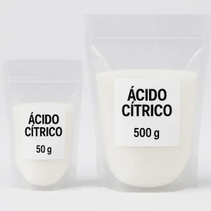Ácido cítrico 50gr y 500gr conservante natural para repostería en Quito - Mr. Mold Shop Ecuador