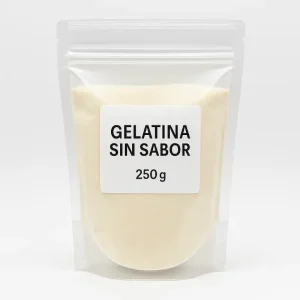 Gelatina sin sabor 250gr de origen bovino para repostería y postres en Quito - Mr. Mold Shop Ecuador