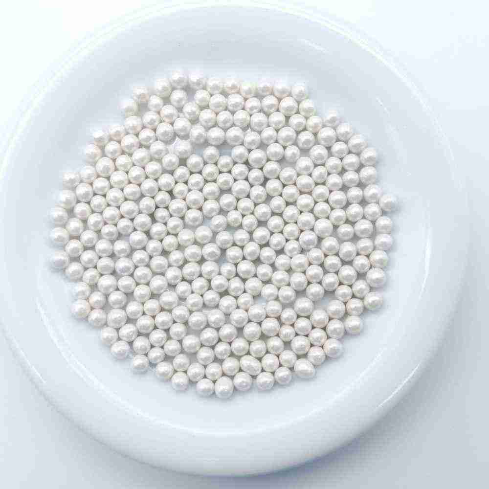 Perlas Nacaradas Blancas 25Gr | Repostería Quito Perlas nacaradas blancas 25gr imagen 3