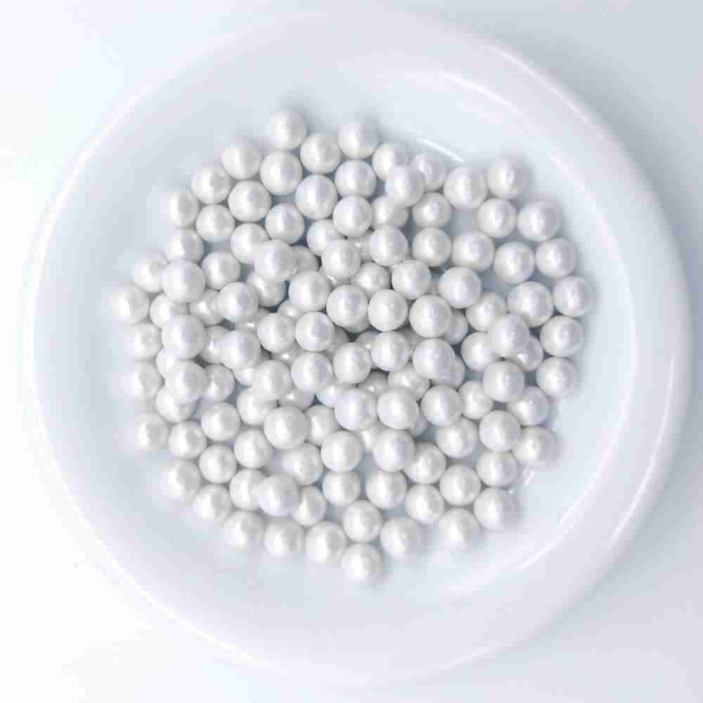 Perlas Nacaradas Blancas 25Gr | Repostería Quito Perlas nacaradas blancas 25gr