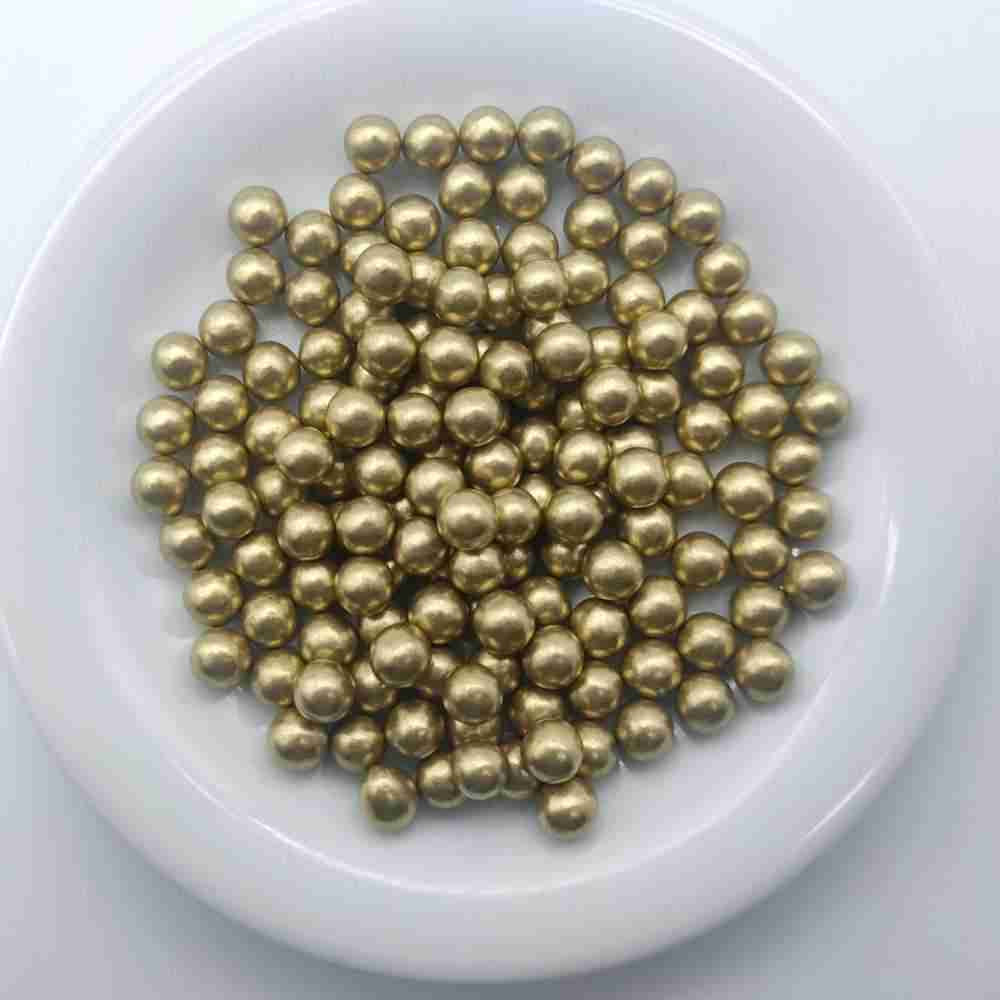 Perlas Nacaradas Doradas 25Gr | Repostería Quito Perlas nacaradas doradas 25gr imagen 4