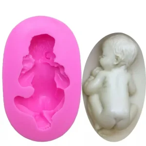 Molde De Silicona Multiuso Bebe 3D