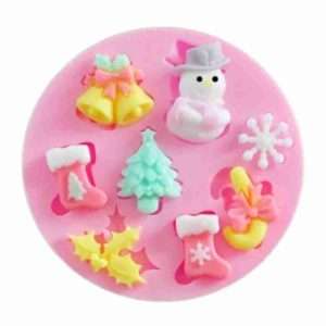 Molde De Silicona Navidad