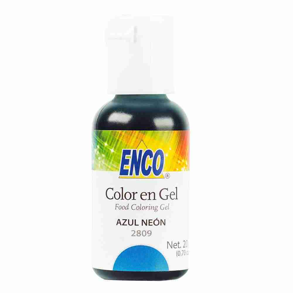 Colorante Enco Azul Neon Gel | Repostería Quito Colorante enco azul neon gel