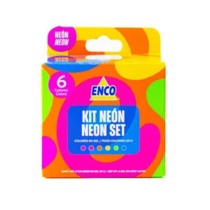 Colorantes En Gel Enco Kit Neón 20g Completo – 6 Tonos Vibrantes Quito Ecuador