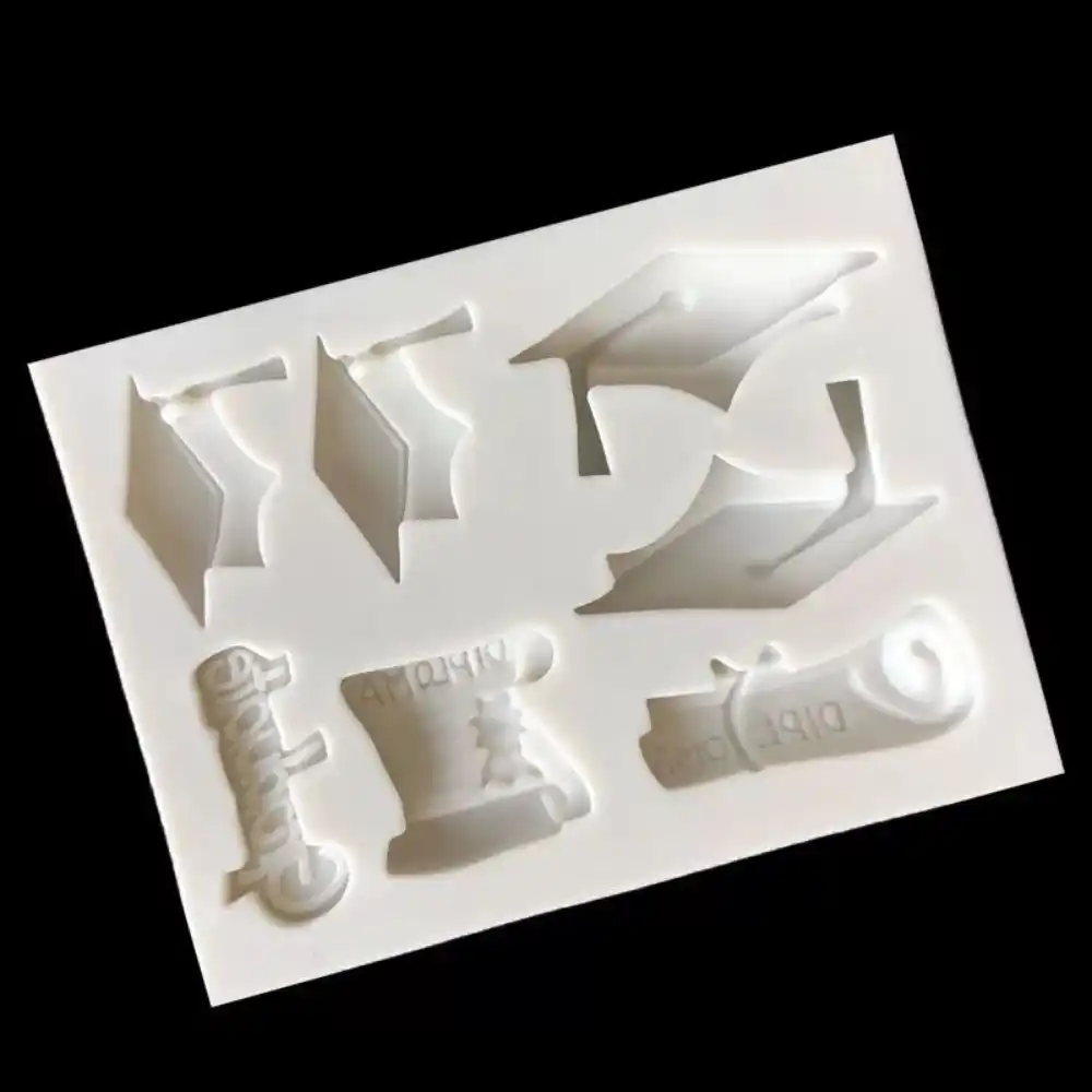Molde De Silicona Graduación | Repostería Quito Molde de silicona graduación