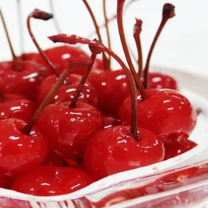 Cerezas Con Tallo En Almíbar