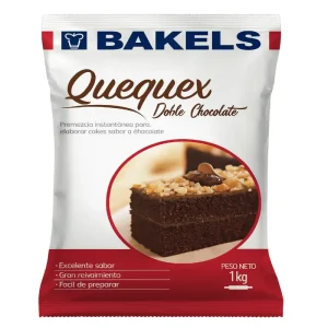 Premezcla Quequex Doble Chocolate 1kg lista para tortas y pasteles en Quito Ecuador