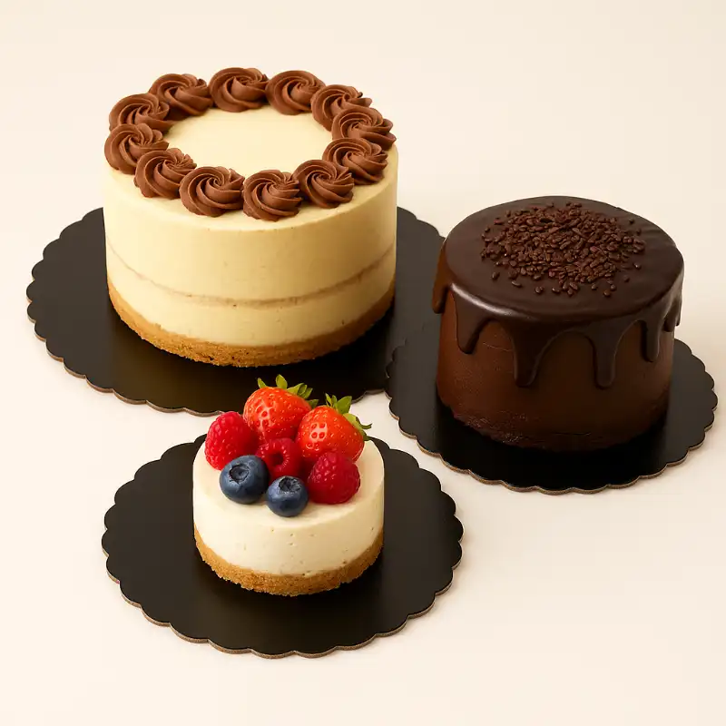 Bases Redonda Negra Para Pastel | Repostería Quito Bases redonda negra para pastel imagen 2