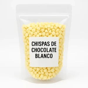 Mini gotas de chocolate blanco 100gr y 1kg para repostería y chocolatería en Quito - Mr. Mold Shop Ecuador