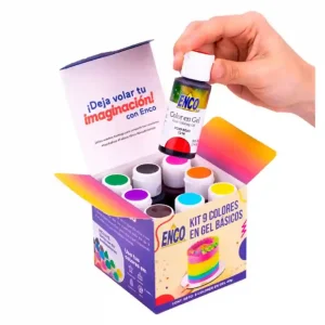 ENCO Kit 9 Colores En Gel Básicos 40gr