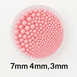 Perla nacarada rosa bajo repostería Mr. Mold Shop Quito