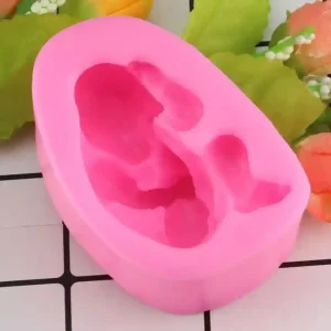 Molde Silicona Bebé Acostado 3D