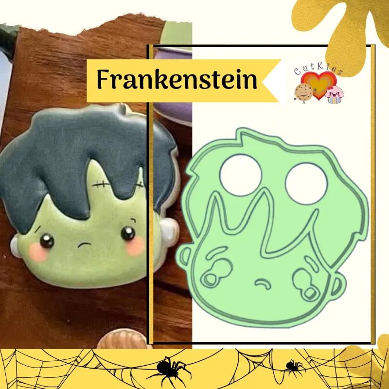 Cortador De Galleta Frankenstein Hallowen | Repostería Quito Cortador de galleta frankenstein halloween en quito ecuador