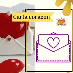 Cortador de Galleta Carta Corazón