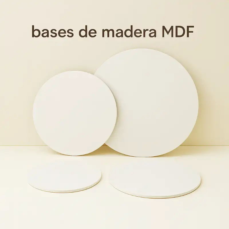Bases De Madera (Mdf) Para Pastel | Repostería Quito Bases de madera mdf para pastel de 20 cm