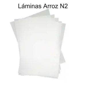 Láminas de Arroz N2 Paquete 5UND