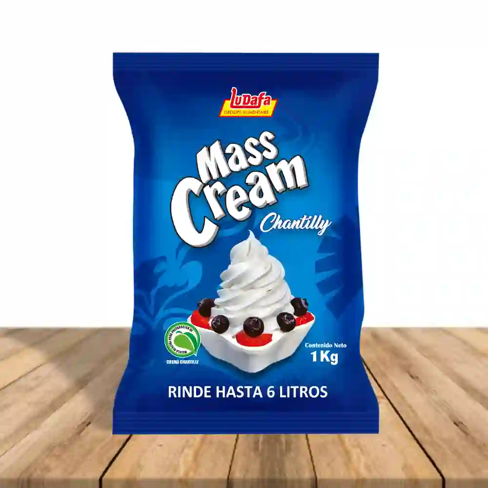 Mass Cream Chantilly 1L | Repostería Quito Mass cream chantilly 1l imagen 2