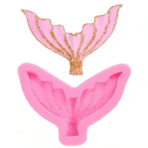 Molde De Silicona Cola de Sirena Grande