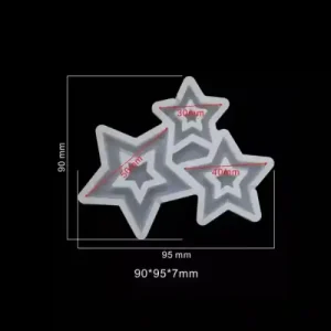 Molde De Silicona Para Paletas Estrella 3