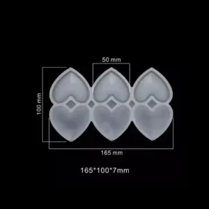 Molde De Silicona Para Paletas Corazones