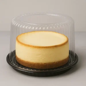 Porta Torta Plástico 21cm base profunda para postres fríos en Quito Ecuador
