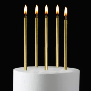Velas para cumpleaños x6 unidades para decorar pasteles, tortas y cupcakes