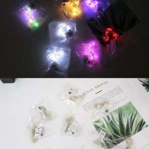 Luces De Hada Para Pasteles x 1Metro colores a elegir Blanca, Amarilla o Colores