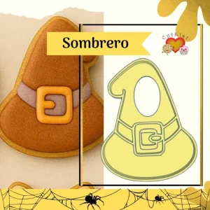 Cortador de galleta sombrero de bruja Halloween en Quito Ecuador