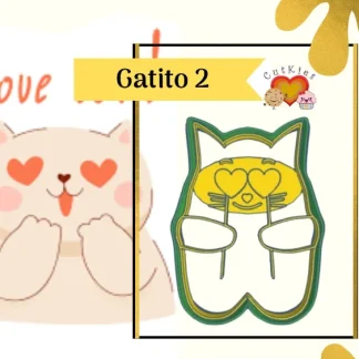 Cortador De Galleta Gatito 2