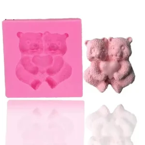 Molde Silicona Ositos Pareja