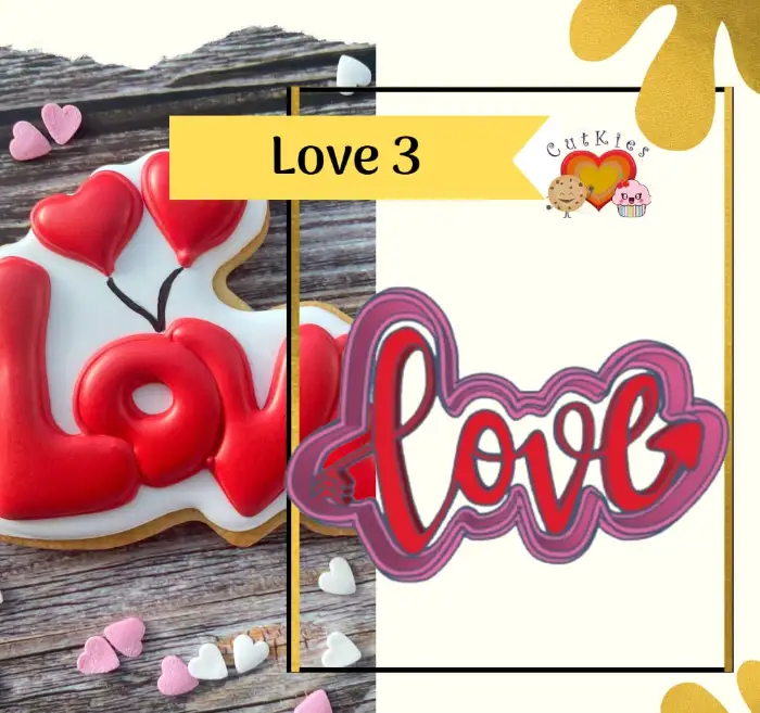 Cortador De Galleta Love | Repostería Quito Cortador de galleta love