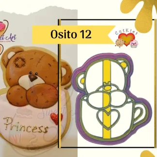 Cortador De Galleta Osito 12