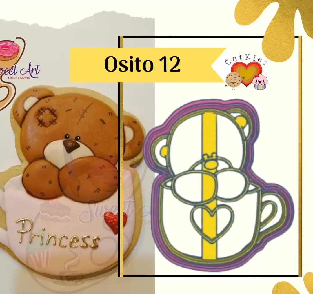Cortador De Galleta Osito 12 | Repostería Quito Cortador de galleta osito 12