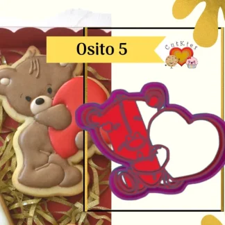 Cortador De Galleta Osito 5