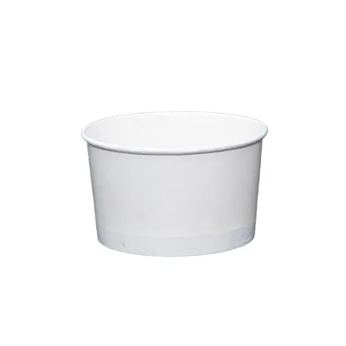 Bowls De Papel Blanco De 25 Unidades Para Helados, Postres Y Bocaditos | Repostería Quito Bowls de papel blanco de 25 unidades para helados, postres y bocaditos imagen 2