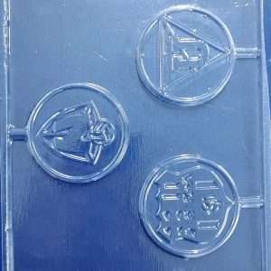 Molde de Acetato Paleta Equipo de Fútbol 6cm