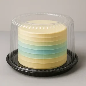 porta torta plástico 27 cm con base profunda para pasteles Envios a todo el Ecuador