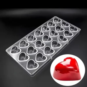 Molde De Policarbonato Para Bombones Corazón