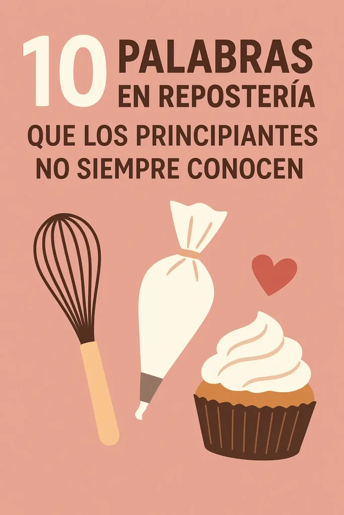 🧁 10 palabras en repostería que los principiantes no siempre conocen en quito