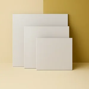 Bases cuadradas plateadas para pastel