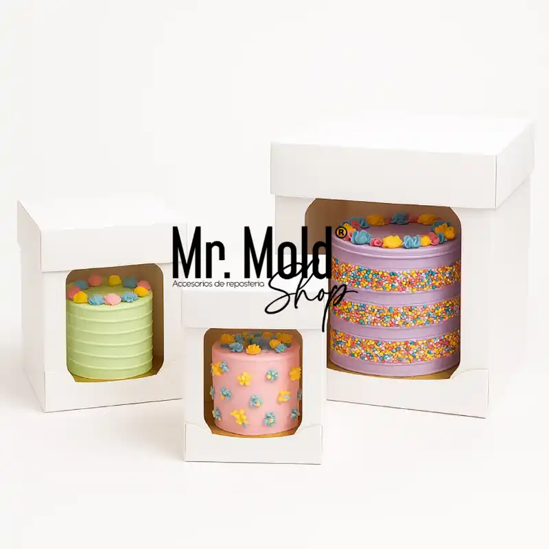 Cajas Para Pasteles Altos Tamaños Medianos | Repostería Quito Cajas para pasteles altos medianos