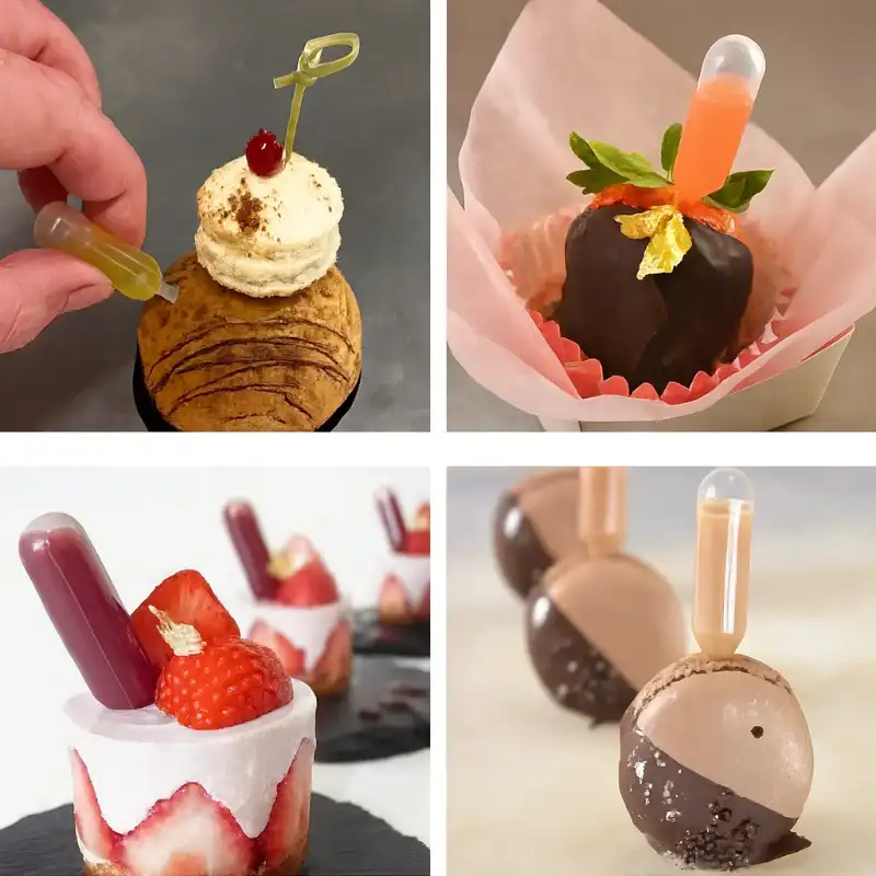 Pipeta para decorar postres con salsas y jarabes en quito  ecuador