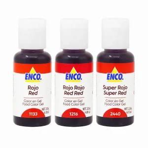 Colorante En Gel Enco Gama Roja 20g – MrMoldShop Quito Ecuador