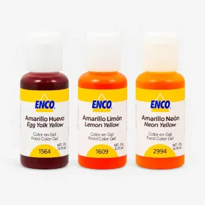 Colorante En Gel Enco Gama Amarilla 20g – MrMoldShop Quito Ecuador