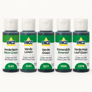 Colorante En Gel Enco Gama Verde 40gr – MrMoldShop Quito Ecuador