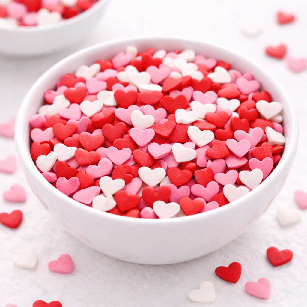 Sprinkles Confetil En Forma De Corazón ❤️ | Repostería Quito Sprinkles confetil en forma de corazón ❤️