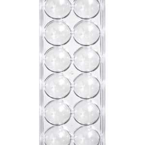 MOLDE DE ACRÍLICO 14 ESPACIOS SEMIESFERA 3 CM